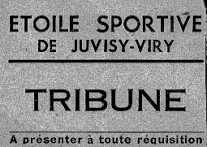 Ticket, Juvisy - Red Star