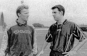 Philippe Lafon (gardien de but) et Cédric Sebti