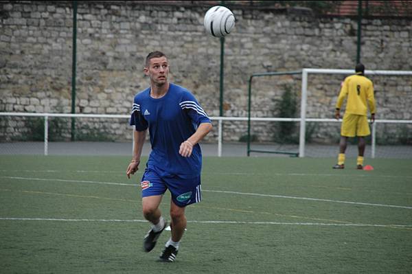 Yannick Berthier, � l�entra�nement mercredi