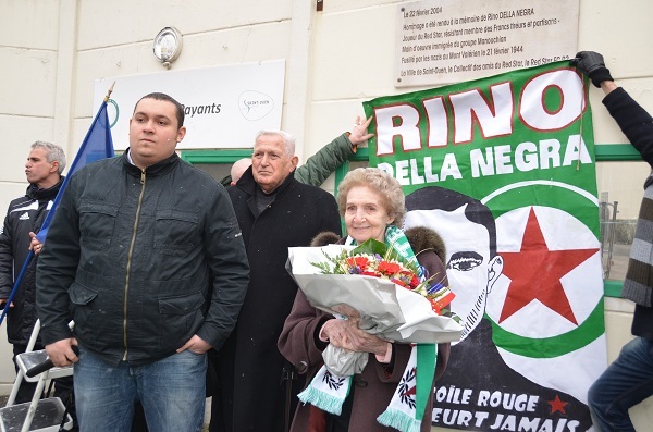 Ren Ballet, rsistant et dport avec Vincent Chutel Mezence et Ins Tonsi devant la plaque,  lentre de Bauer 
 Grard Valck