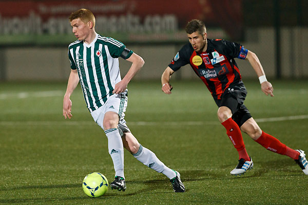 Mickal Despois de Folleville, premier buteur, vendredi  Jacques Martin