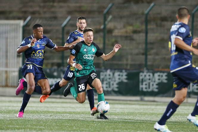Mehdi Chahiri, le seul buteur audonien depuis le début de la saison (c) Jacques Martin