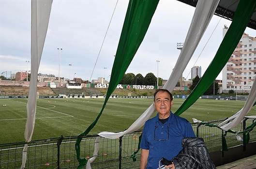 Gilles, vendredi dernier, sa dernière venue à Bauer