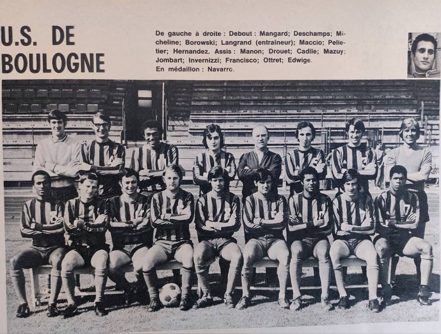 Boulogne, lors de la saison 1971-1972