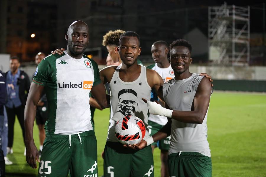 5 buts devant Concarneau, Cheik Ndoye et Pape Meissa Ba © Thierry Antoine