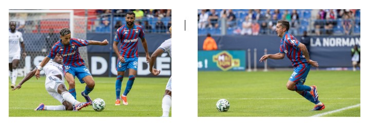 Bilal Brahimi et Mathias Autret également face au Paris FC 
© Jacques Martin