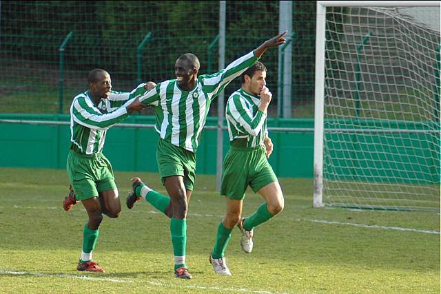 La joie du buteur