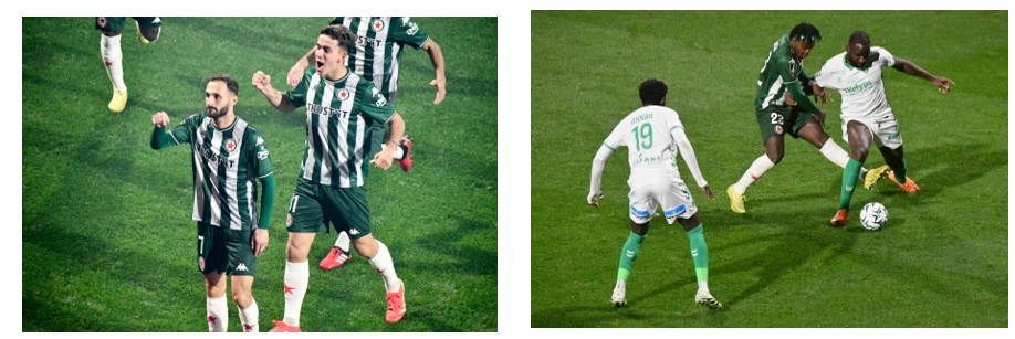 Damien Durand et Giovanni Haag, à gauche et Jovany Ikanga, à droite
© Gérard Valck