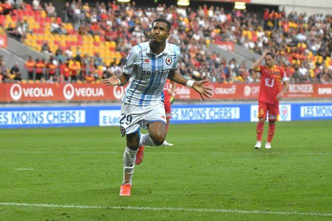 Hacène Bénali,un des deux buteurs de la soirée lors de la rencontre de National © Philippe Le Brech