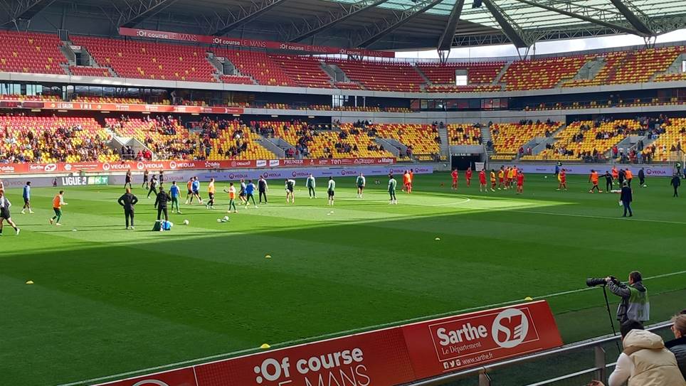 A l’échauffement © Gilles Saillant