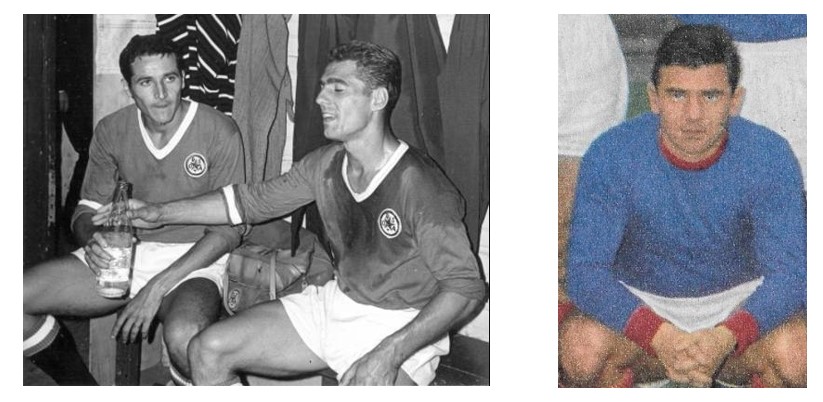 Roger Moy avec Julien Manzano, sous les couleurs du Red Star et Julien Stopyra, une fois international