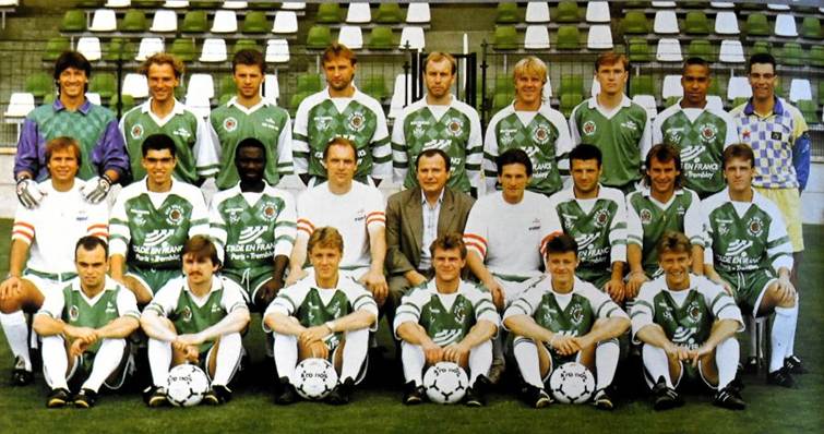 1er rang : Fiatte, Tcherenkov, Niesser, Girard, Michel, Gauchet
2ème rang : O. Roussey (kiné), Brucato, Yali, Bubnov (entraîneur-adjoint), Bras (Président), Rouquette (entraîneur), Cartellier, L. Roussey , Fanzel
3ème rang : Mérelle, Polaniok, Stéfanini, Léopoldès, Scipion, Amours, Rodionov, Bidelogne, Dewez