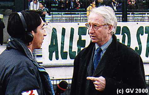 Daniel Rodighiero au micro de France 2