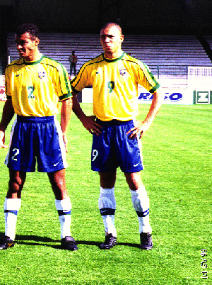 Cafu / Ronaldo au Stade Bauer 